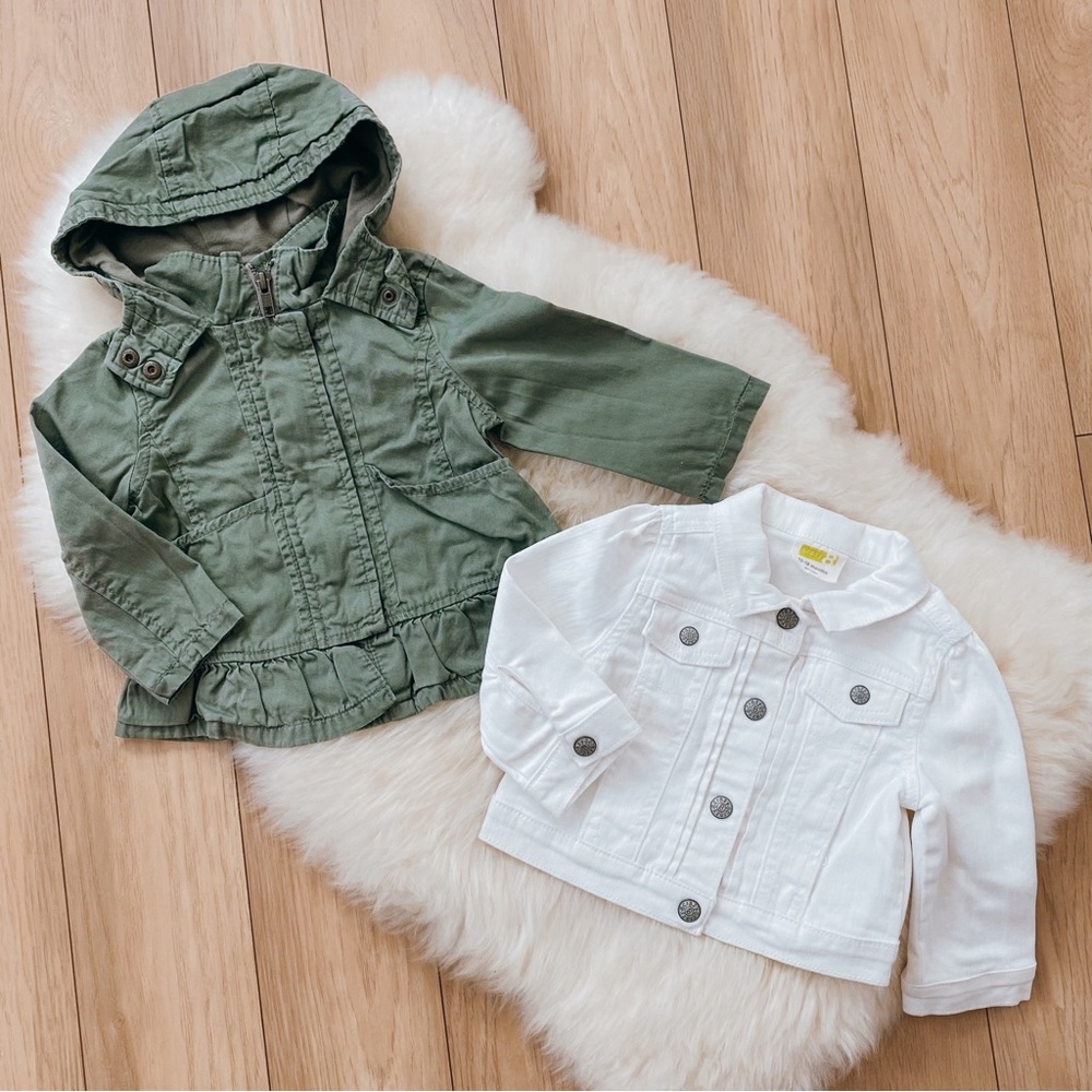 Crazy 8 and Old Navy girls jacket - size 12-18M